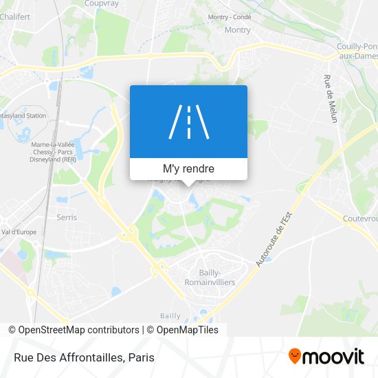 Rue Des Affrontailles plan