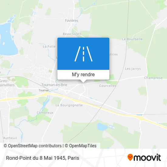 Rond-Point du 8 Mai 1945 plan