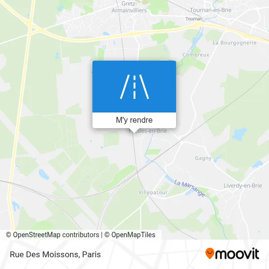 Rue Des Moissons plan