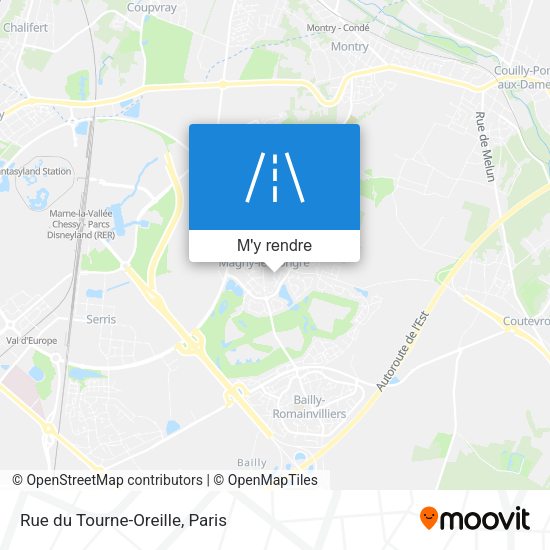 Rue du Tourne-Oreille plan