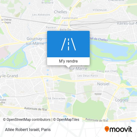 Allée Robert Israël plan