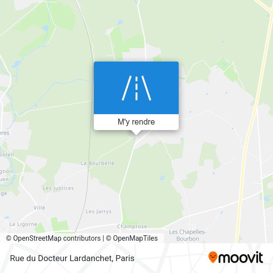 Rue du Docteur Lardanchet plan