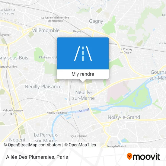 Allée Des Plumeraies plan