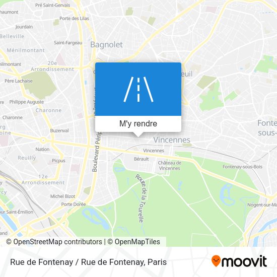 Rue de Fontenay / Rue de Fontenay plan