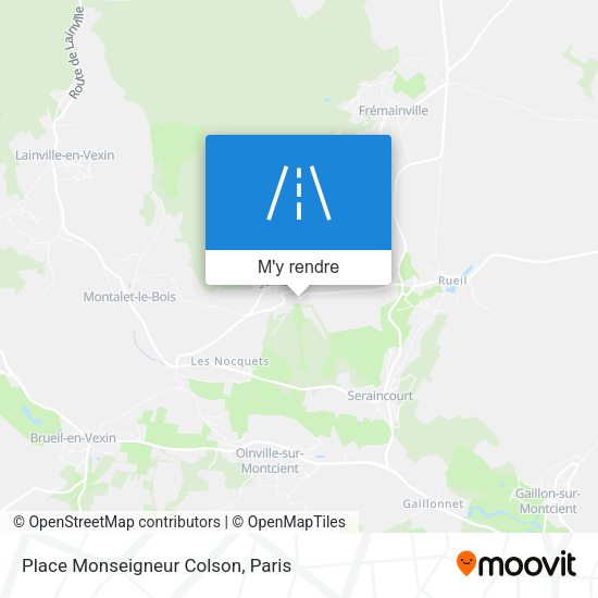 Place Monseigneur Colson plan