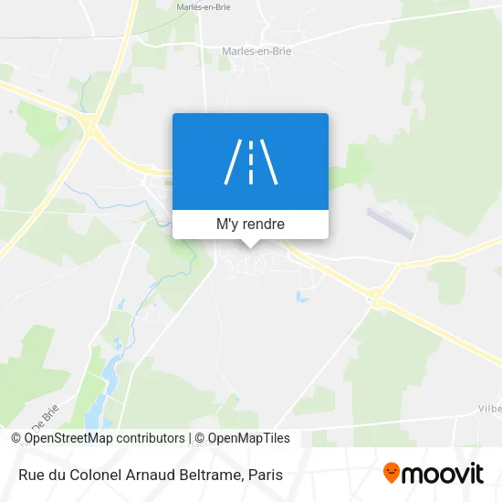 Rue du Colonel Arnaud Beltrame plan
