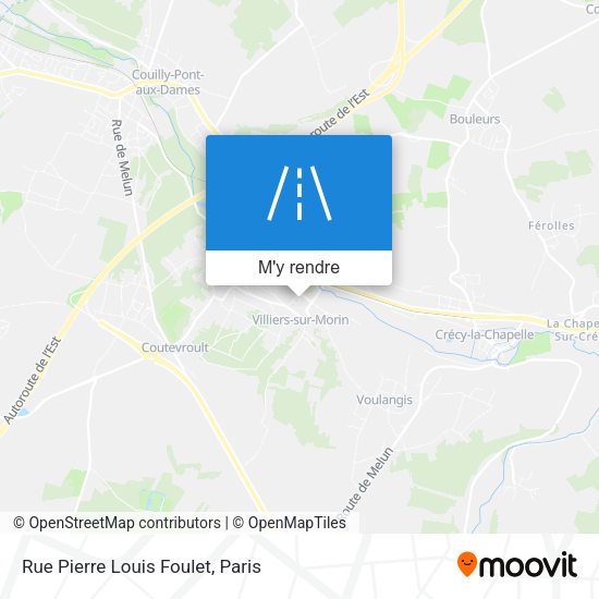 Rue Pierre Louis Foulet plan