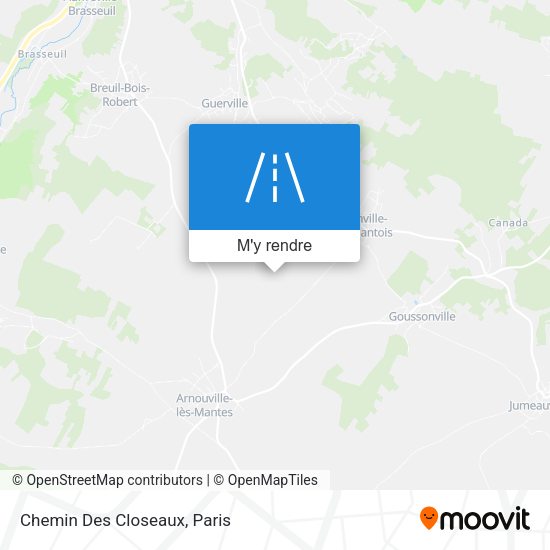 Chemin Des Closeaux plan