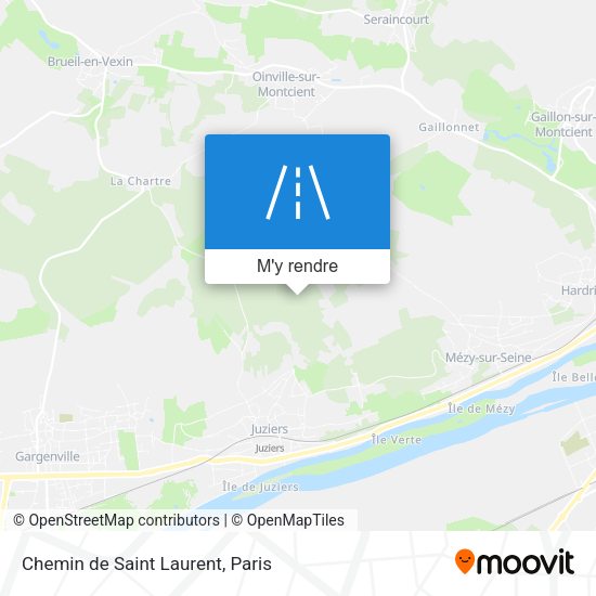 Chemin de Saint Laurent plan