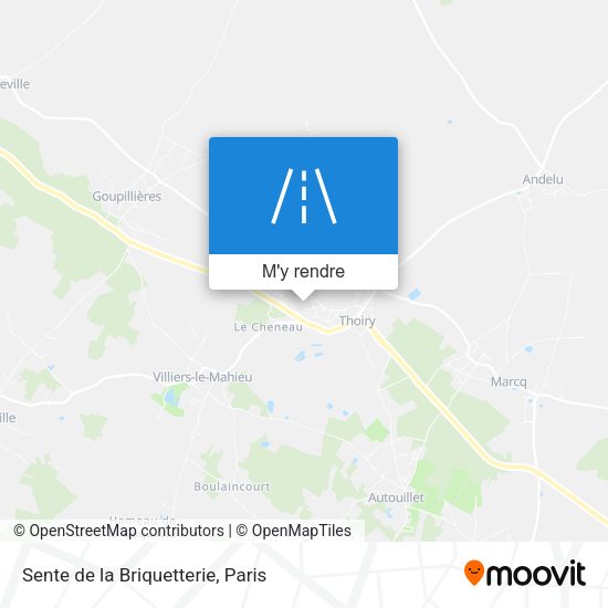 Sente de la Briquetterie plan