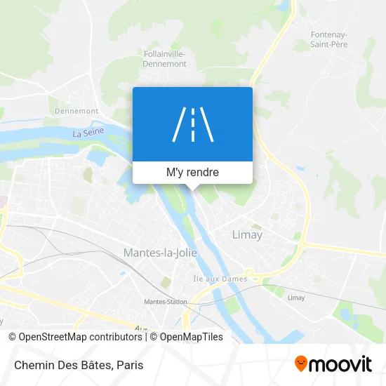 Chemin Des Bâtes plan
