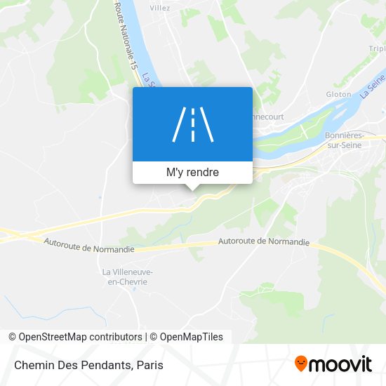 Chemin Des Pendants plan