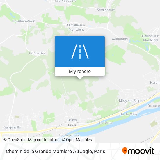 Chemin de la Grande Marnière Au Jaglé plan