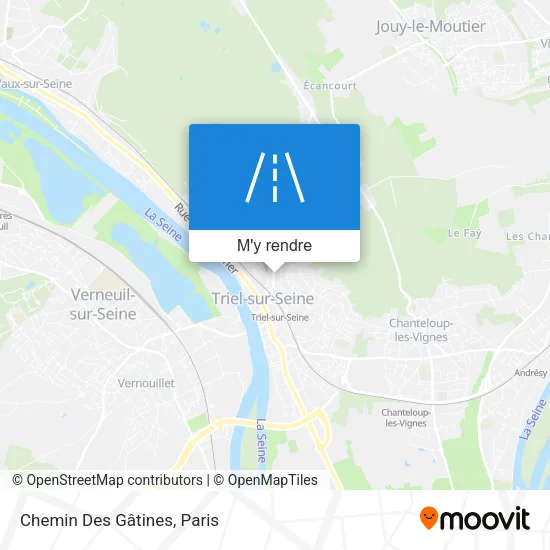 Chemin Des Gâtines plan