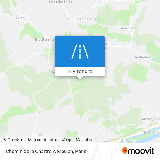 Chemin de la Chartre À Meulan plan