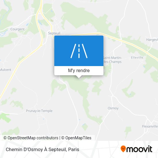 Chemin D'Osmoy À Septeuil plan
