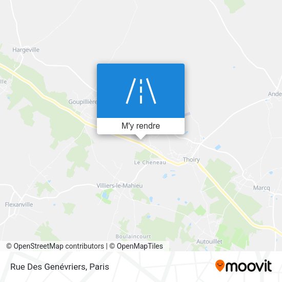Rue Des Genévriers plan