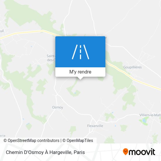 Chemin D'Osmoy À Hargeville plan