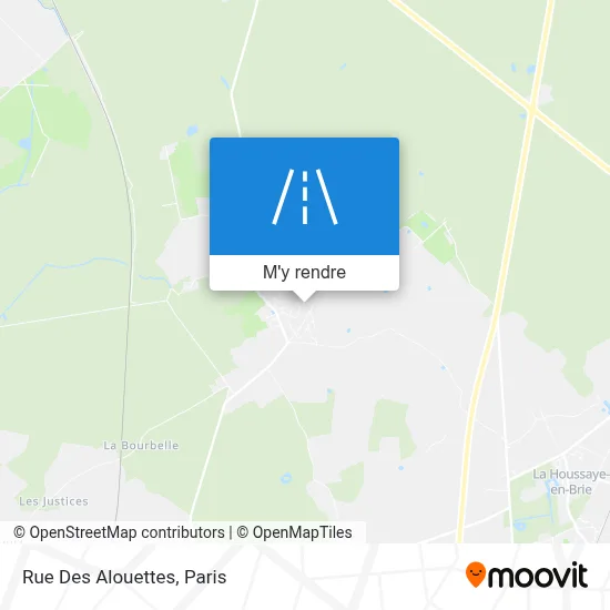 Rue Des Alouettes plan