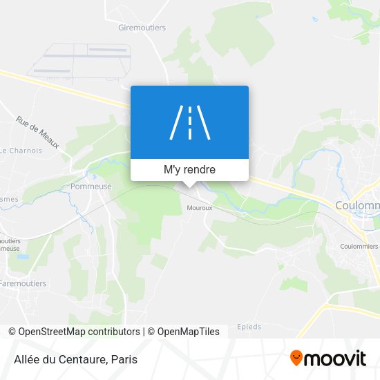 Allée du Centaure plan