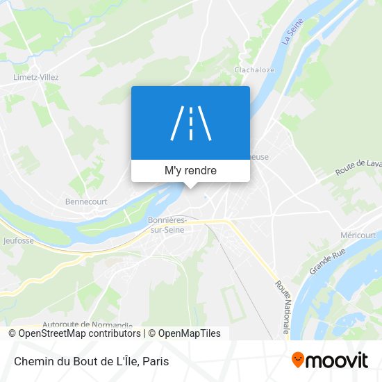 Chemin du Bout de L'Île plan