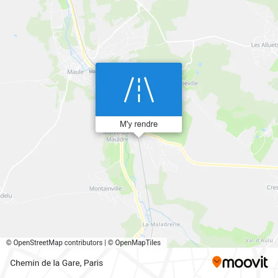 Chemin de la Gare plan