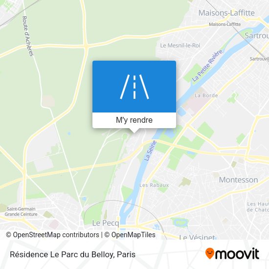 Résidence Le Parc du Belloy plan