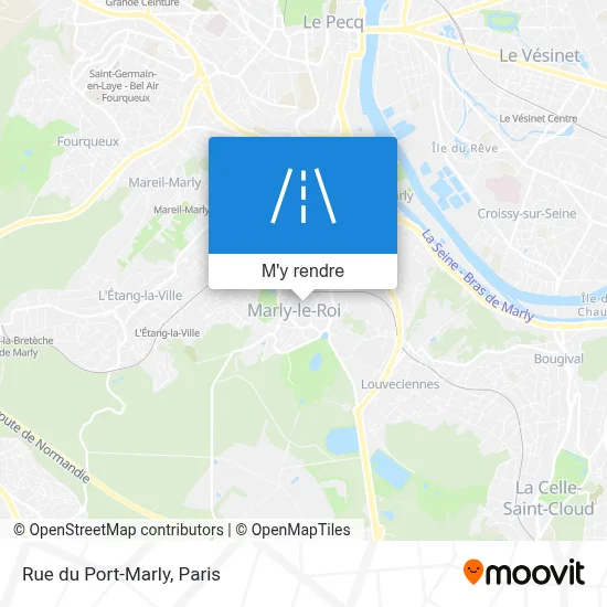 Rue du Port-Marly plan