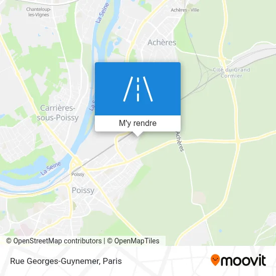 Rue Georges-Guynemer plan