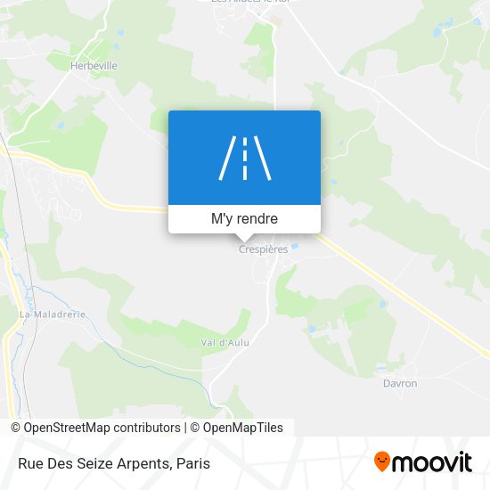 Rue Des Seize Arpents plan