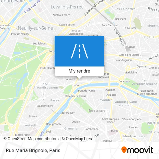 Rue Maria Brignole plan