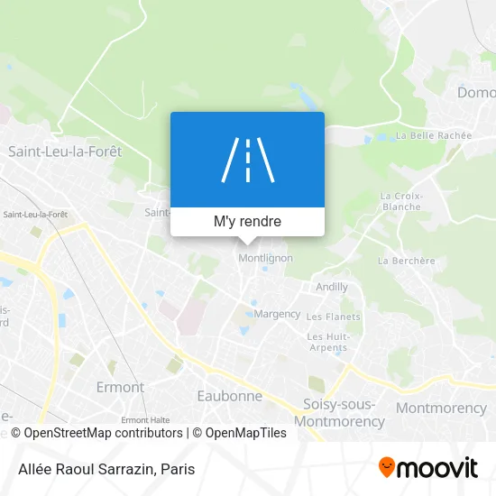 Allée Raoul Sarrazin plan