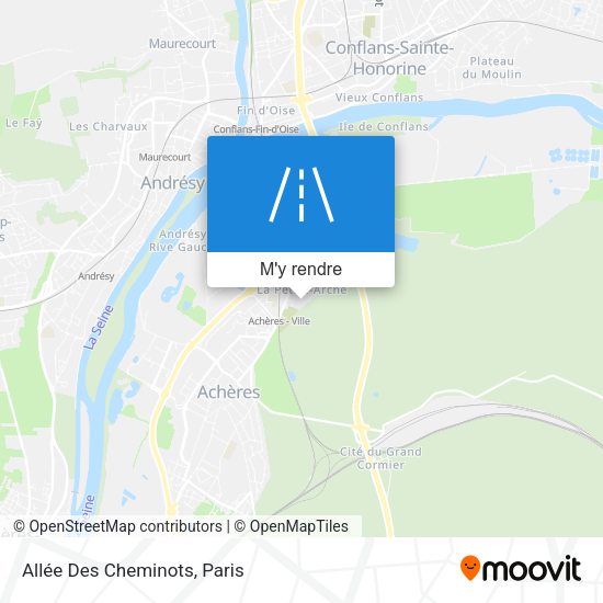 Allée Des Cheminots plan