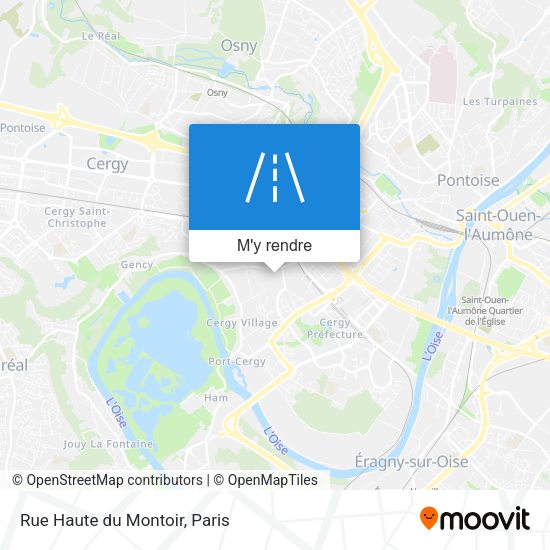 Rue Haute du Montoir plan
