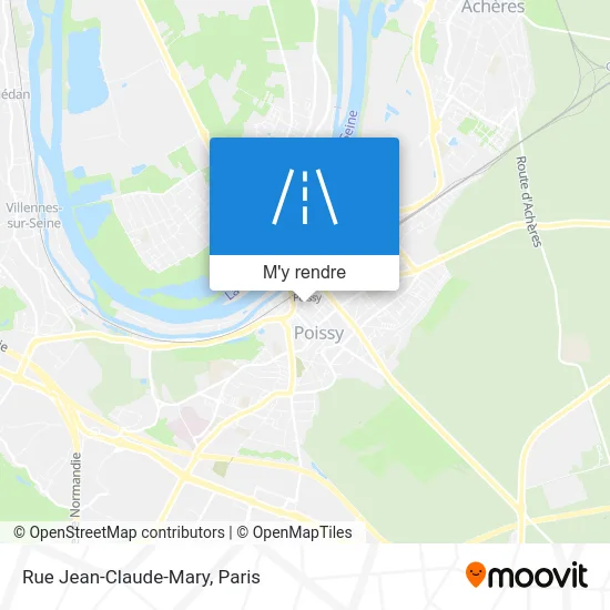 Rue Jean-Claude-Mary plan