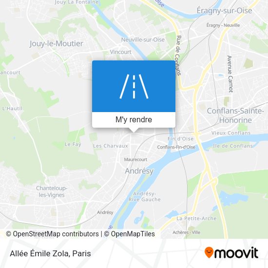 Allée Émile Zola plan