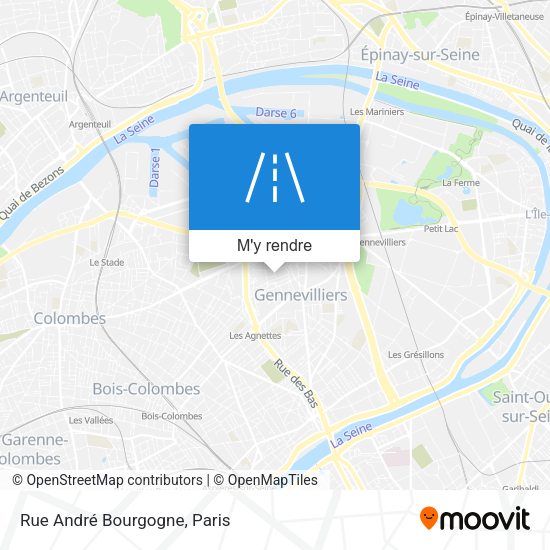 Rue André Bourgogne plan