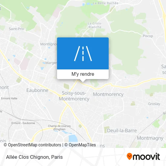 Allée Clos Chignon plan