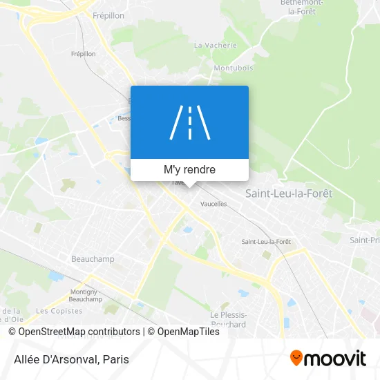 Allée D'Arsonval plan