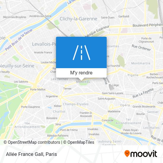 Allée France Gall plan