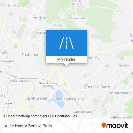 Allée Hector Berlioz plan