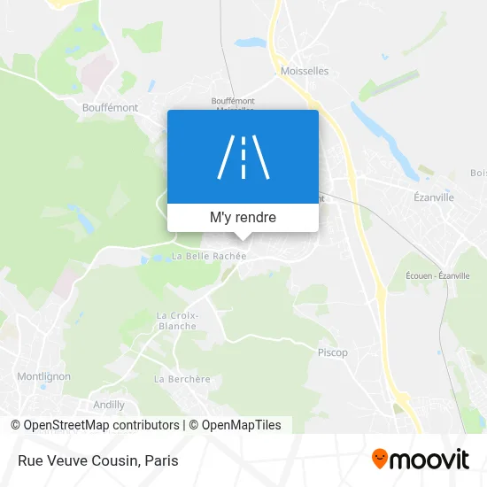 Rue Veuve Cousin plan