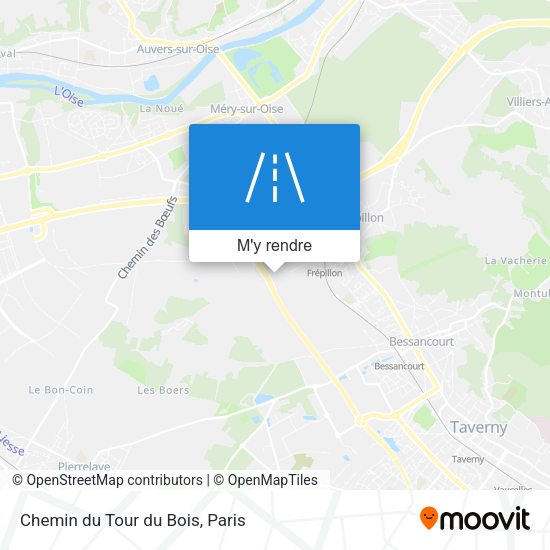 Chemin du Tour du Bois plan