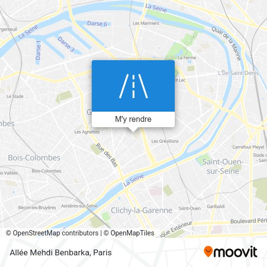 Allée Mehdi Benbarka plan