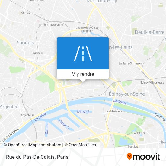 Rue du Pas-De-Calais plan