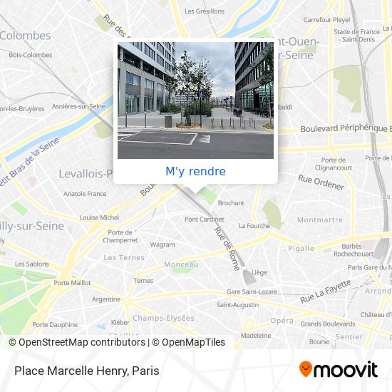 Place Marcelle Henry plan