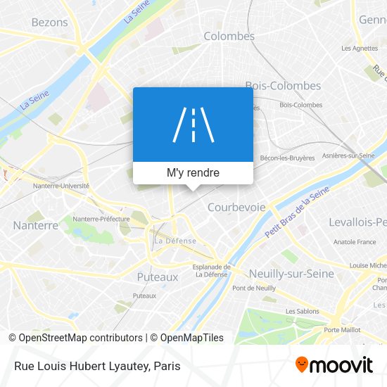 Rue Louis Hubert Lyautey plan