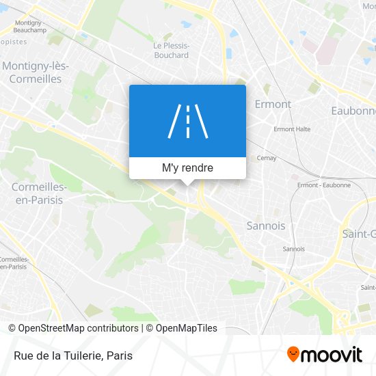 Rue de la Tuilerie plan