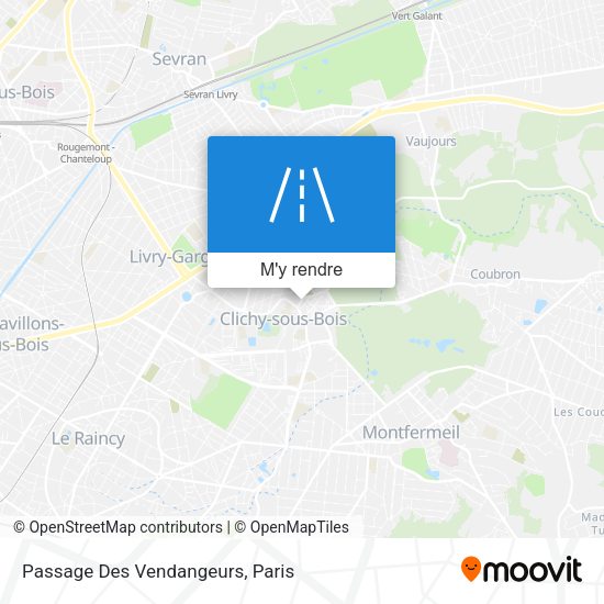 Passage Des Vendangeurs plan