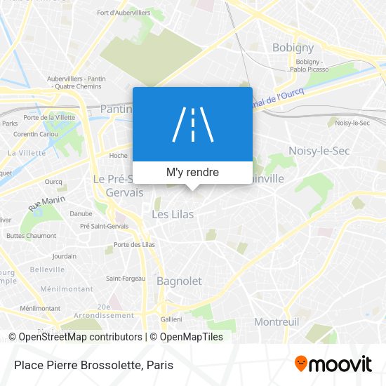 Place Pierre Brossolette plan